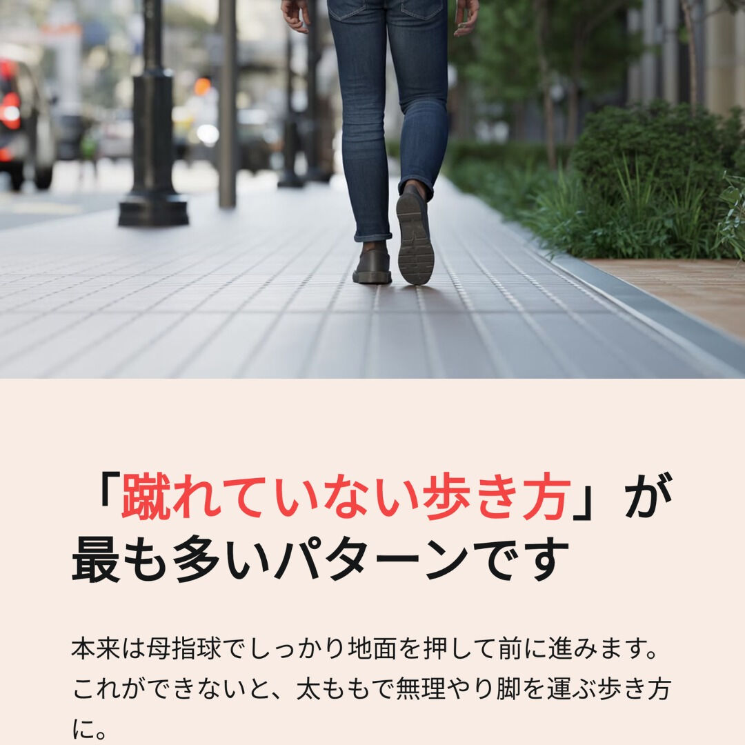 最近、歩いていると